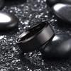 Fashion Men Ring Titanium Stainless Steel Rings For Men Matte Brushed Wedding Engagement Band Unisex Jewelry Gifts Drop Shipping