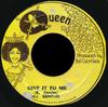 7-дюймовая пластинка BILL GENTLES Give It To Me NONE Queen Ямайка Регги Ска Даб Б/у