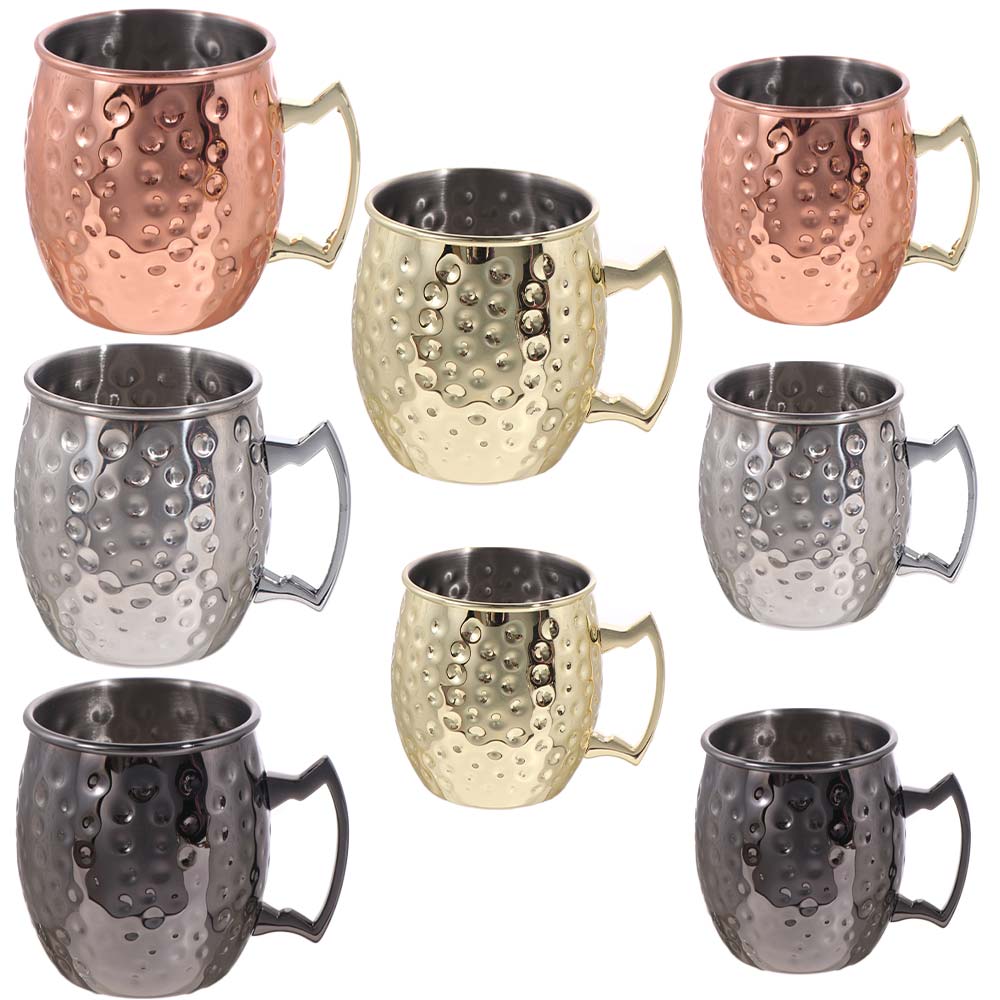 Russia Moscow Mule Mug Wine Cup Beer Cup Party Supplies Stainless Steel Cup  Bar