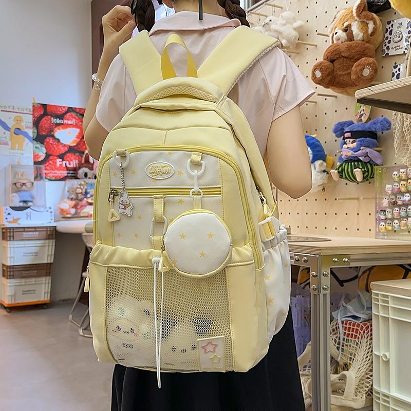 Школьный рюкзак японский ins новый высококачественный свежий и сладкий pain bag, легкий и вместительный рюкзак для учеников младшей и старшей школы