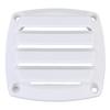 Louvered Flush Plastic Thru Vent 3in Boat Vent Easy Installation Optimal Airflow for Boat RV White