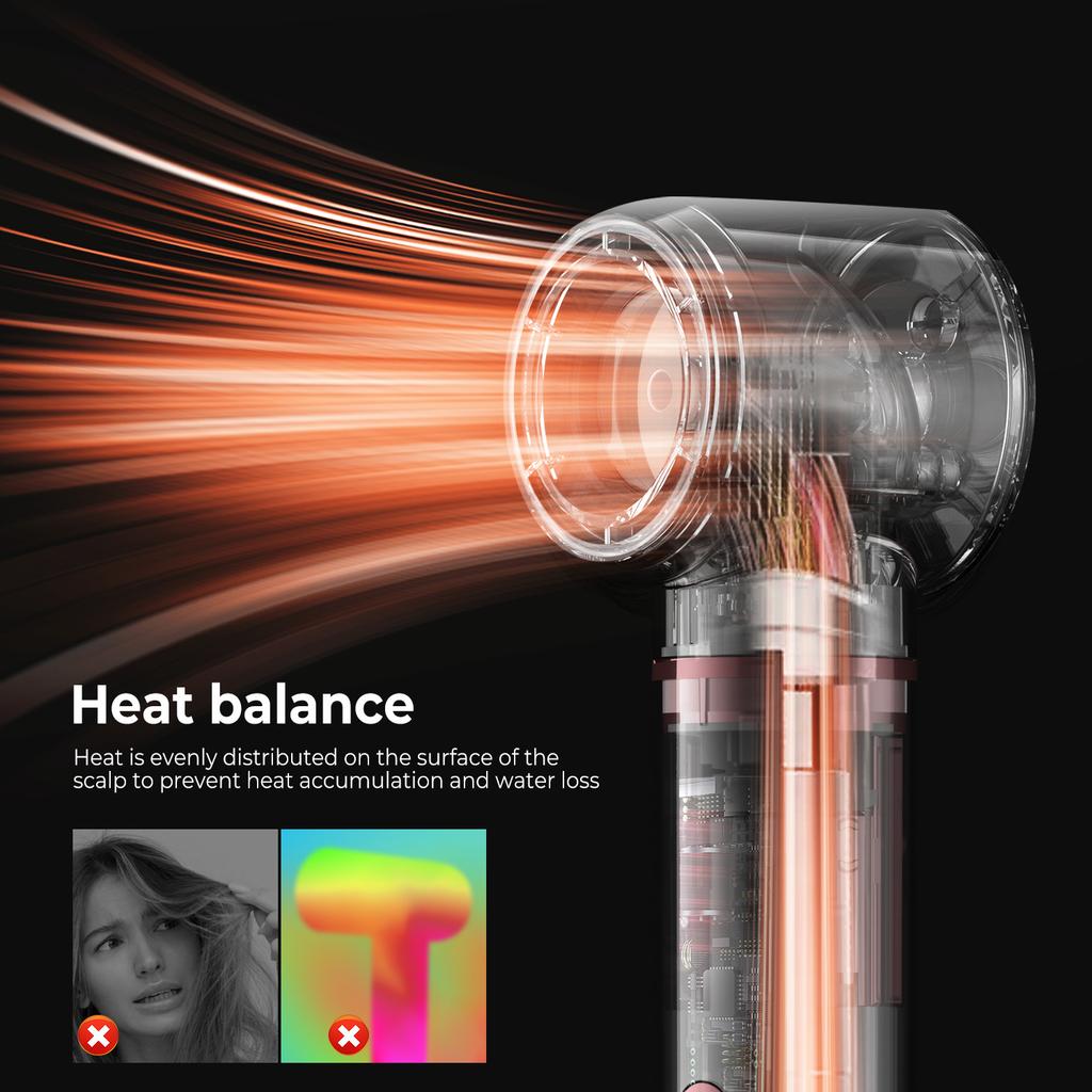 Ukliss Professional Hair Dryer Overseas Ready Stock 1400W Strong Airflow with 2 Speed 4 Temperature Settings