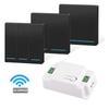 Wall Light Wireless 2 Way Remote Control Switch Remote Transmitter Push Button Switch Rocker Switch