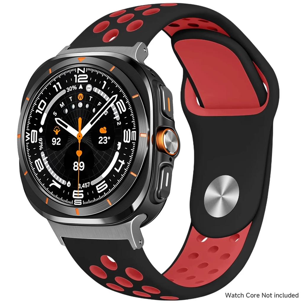 Силиконовый ремешок для Samsung Galaxy Watch 8 40 мм 44 мм 8 Classic 46 мм Спортивный дышащий браслет для Galaxy Ultra 2025 47 мм Ремешок