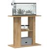 Living Room Decorative Fish Tank Stand, Aquarium Stand with Storage Partition for Miscellaneous Items and Fish Food, 60 X 30 X 60 Cm