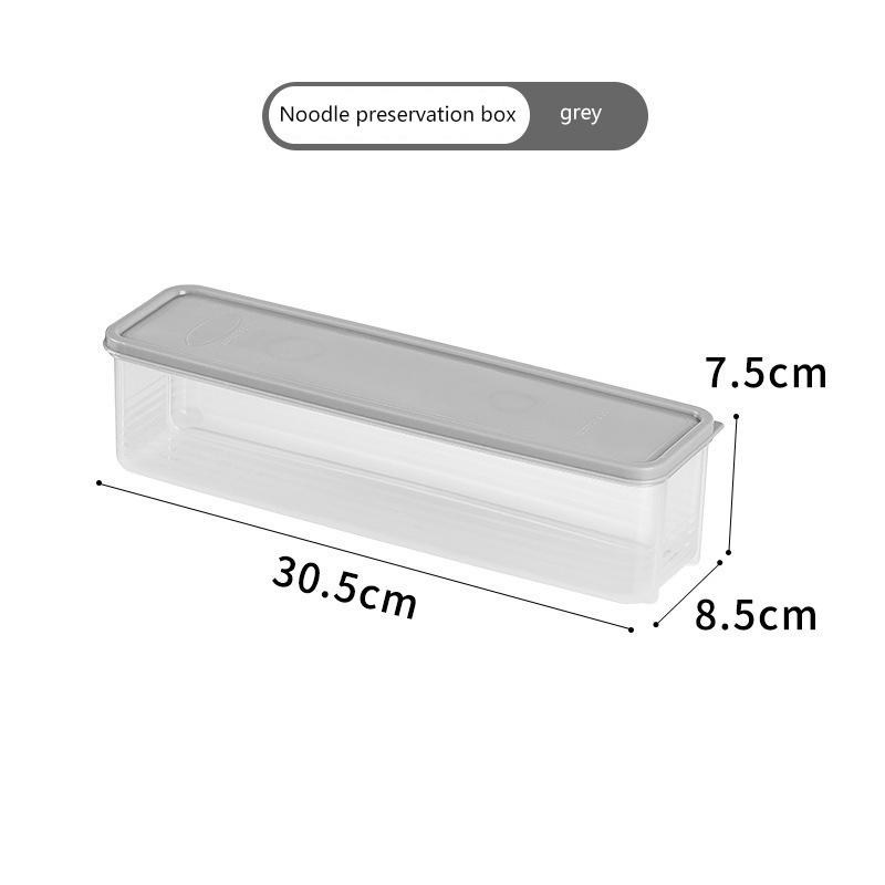 Pasta Noodles Storage Case Food Dampproof Seal With Lid Food Grade Materials Kitchen Supplies Refrigerator Fresh-Keeping Box