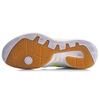 New LiNing Koba Anti Slip And Wear Resistant Lightweight Low Top Badminton Shoes Unisex White Gray AYTM079-5