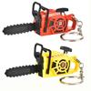 4pcs Funny Plastic Simulated Sounding Chainsaw Keychain Creative Repair Tool Saw Doll Bag Pendant Hanging Keyring for Women Men