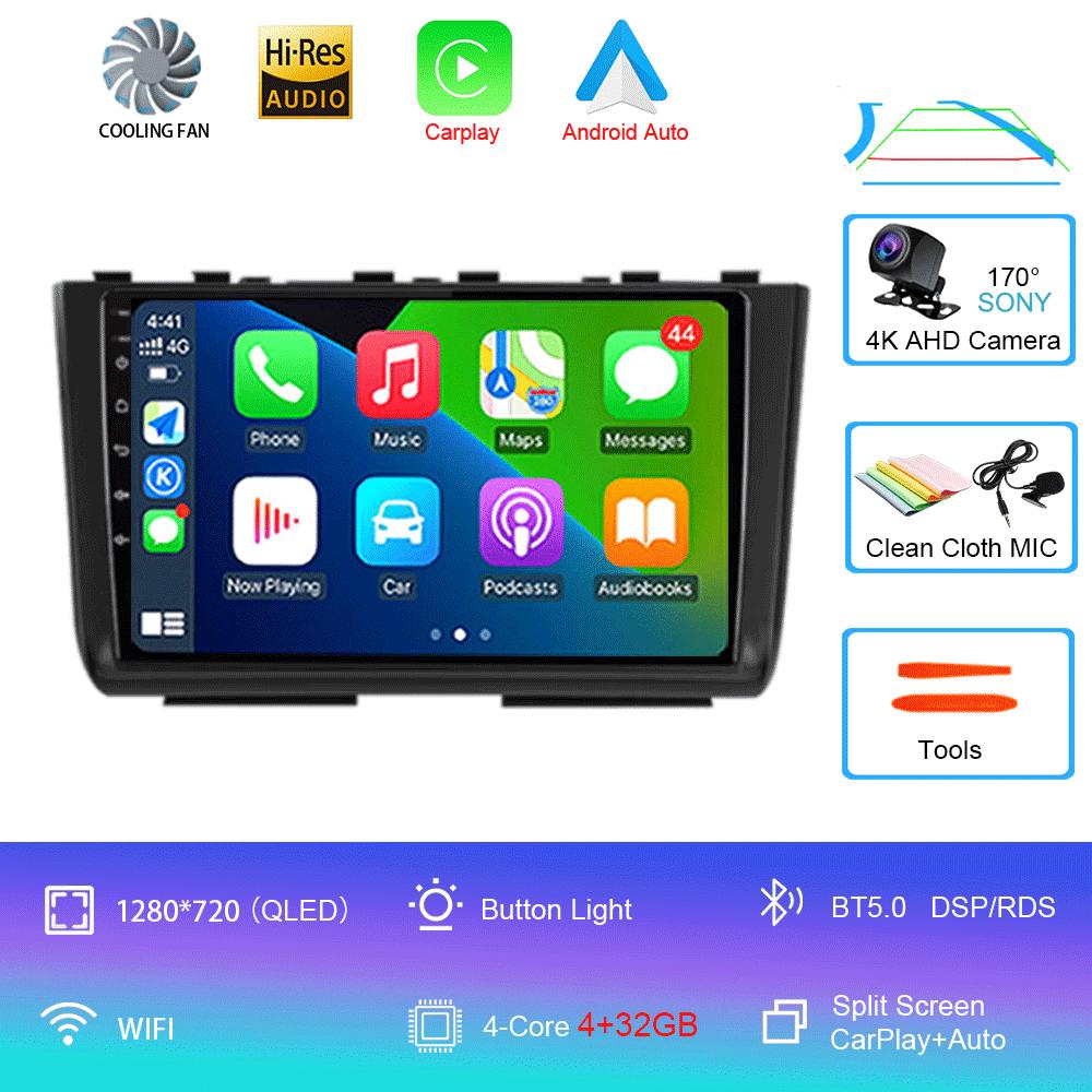 Автомобильное радио Android 14 Carplay для Hyundai Creta 2 IX25 2020 2021 Мультимедийный видеоплеер Навигация GPS Стерео Головное устройство Нет 2din