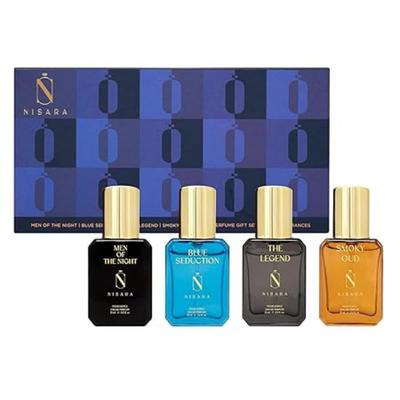 Подарочный набор стойких мужских духов 4x15 мл с | Men Of The Night | Blue Seduction | The Legend |