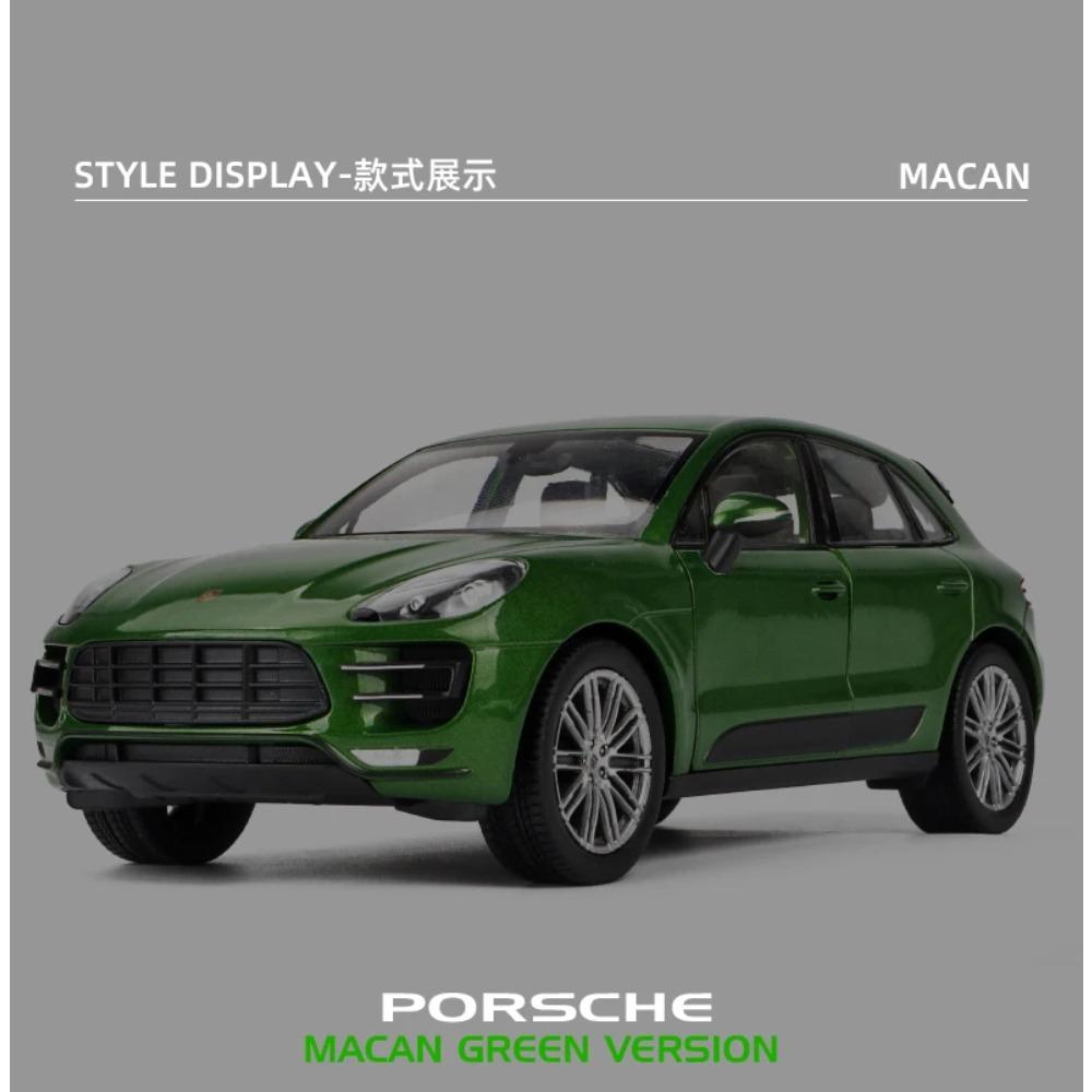 Welly 1/24 Porsche Macan Turbo SUV Alloy Car Diecasts & Toy Vehicles Car Model Miniature Scale Model Car Toy for Children