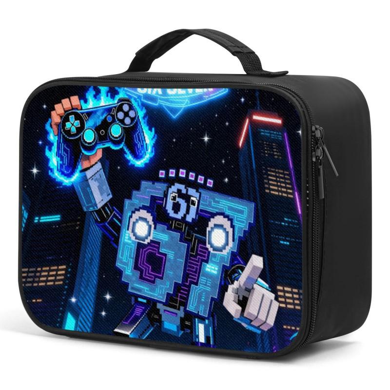 Kids Insulated Lunch Bag Single Shoulder Tote School Picnic Outdoor Travel Lightweight Portable Cooler