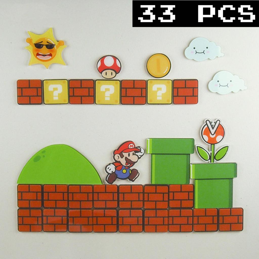 Cartoon Bros Fridge Magnet Home Kitchen Convenience Sticker Anime Photo Message Board Refrigerator Magnetic Stickers Home Dec