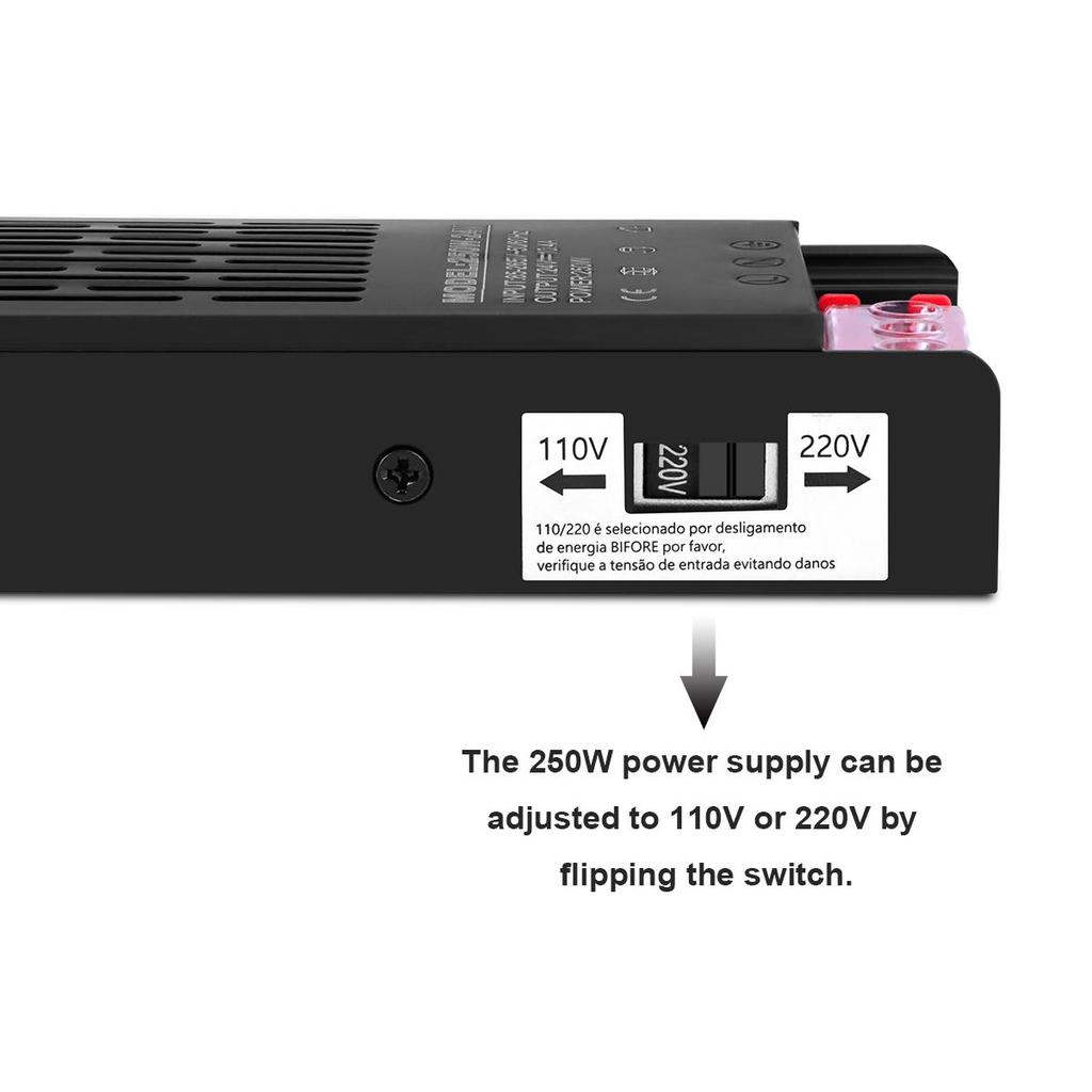 Светодиодный импульсный источник питания полной мощности, адаптер переменного тока 110 В/220 В в постоянный ток 24 В, трансформаторы для освещения, 60 Вт, 150 Вт, 250 Вт, светодиодный драйвер