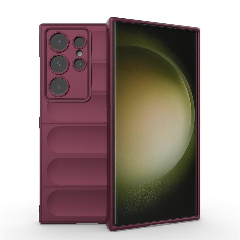 Чехол для Samsung Galaxy S24 Ultra Чехол Samsung S24 Ultra Мягкий силиконовый бампер Защитный чехол для телефона Для Samsung S24 Plus S23 FE