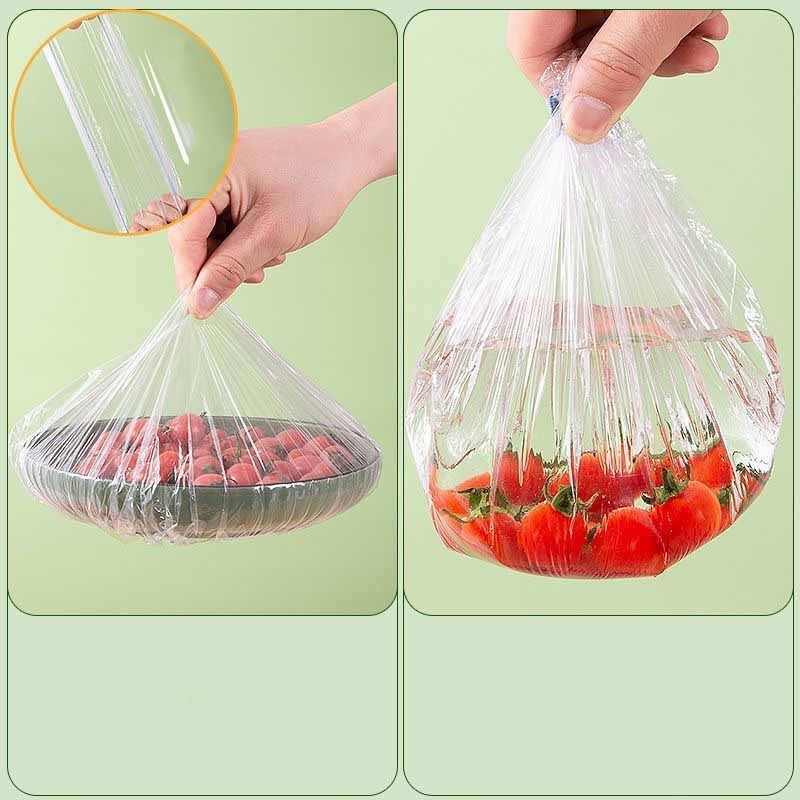 2 упаковки Утолщенная пищевая ПЭ одноразовая пластиковая пленка Эластичная пылезащитная крышка Шапочка для душа Универсальная