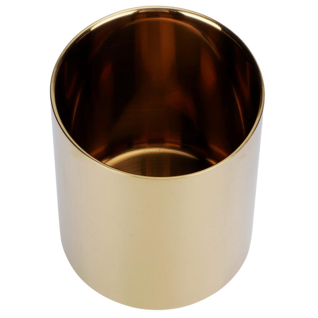 Подставка для карандашей из нержавеющей стали, настольный органайзер, вазы для цветов, контейнер для ручек и кистей для макияжа