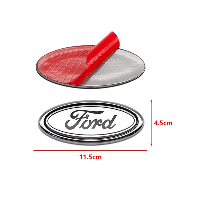 Ford 11.5cm 15cm Car Front Grille ABS Rear Trunk Hood Lid Logo Decor Cover For Focus Fiesta Ranger Mondeo Mustang Accessories cd37
