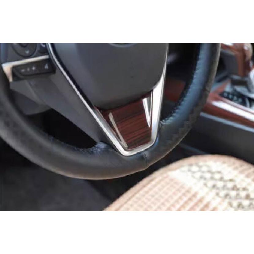 Brown For Toyota Camry 2018- Steering Wheel U Type Cover Trim 1PC Wood Grain