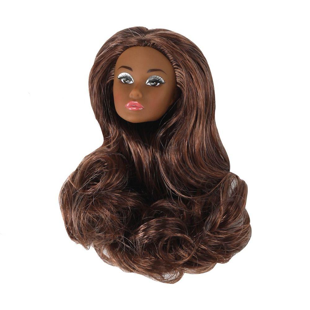 Curly Hair 1/6 Doll Head White/normal/chocolate 30cm Dolls Head Supermodel Doll Head Collection