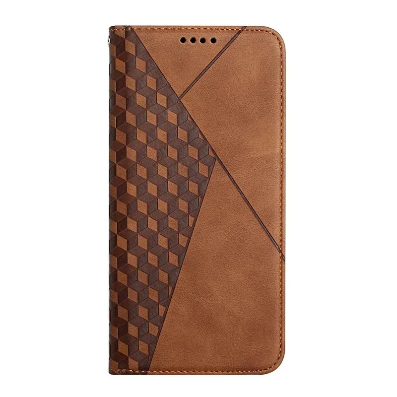Кожаный чехол-книжка для Samsung Galaxy S25 Edge S24 S23 FE A06 A14 A15 A16 A24 A25 A26 A34 A35 A36 A54 A55 A56 M35 с карманом для карт