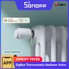 SONOFF TRVZB Zigbee Термостатический клапан для радиатора Умный дом Отопление Защита от замерзания Удаленное групповое управление через eWeLink Alexa