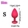 Silicone Anal Plug Set 3 Sizes Heart Jewel Base Soft Butt Plug Trainer Prostate Massager Sex Toy for Women Men Couples