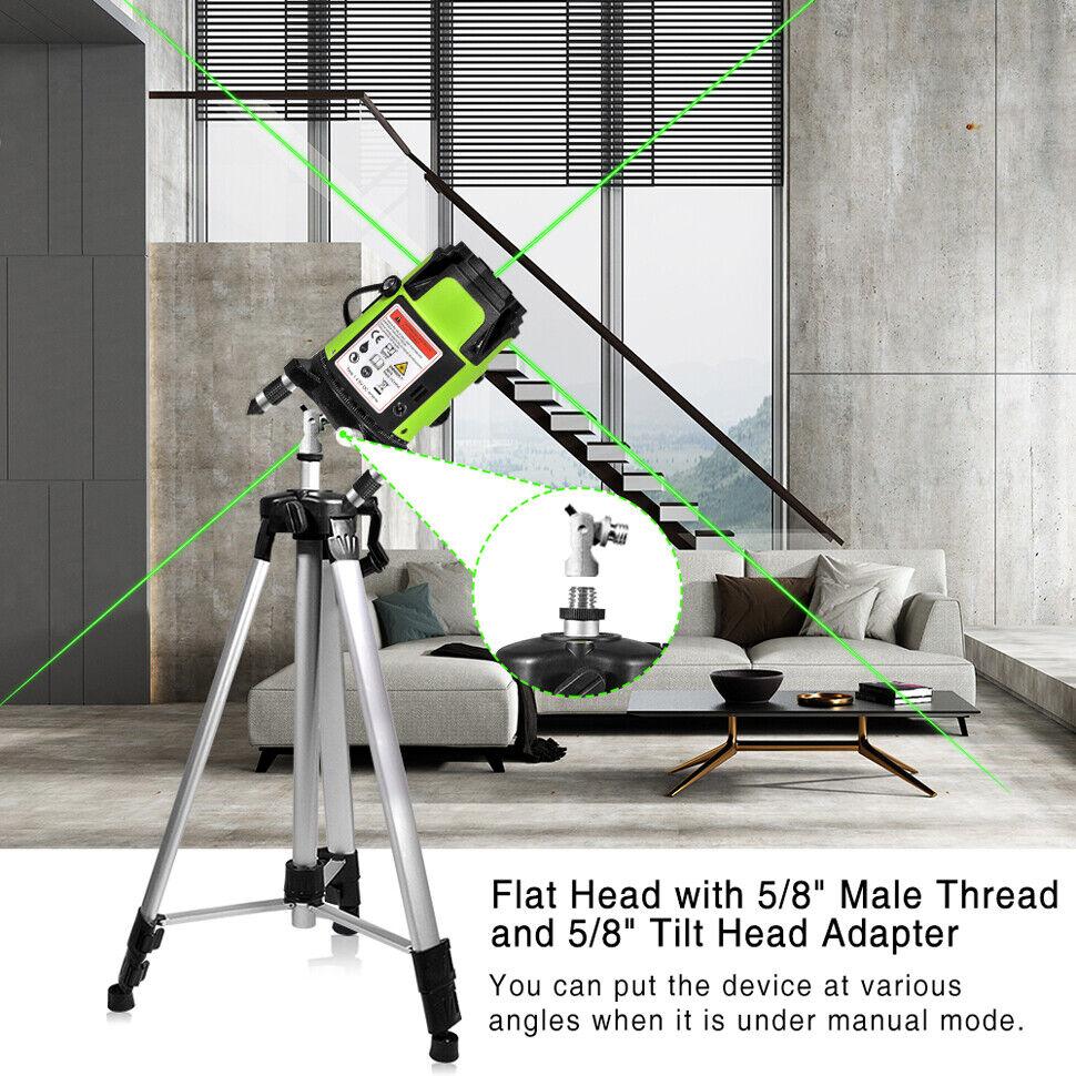 Алюминиевый штатив с покрытием для лазерного уровня с регулируемыми ножками и сумкой для переноски