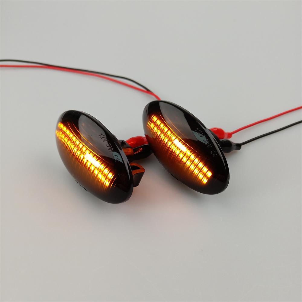 1Pair LED Turn Signal Side Marker Light For Suzuki Swift Alto SX4 Jimny Splash Grand Vitara Sequential Flashing Dynamic LampTurn Signal 2