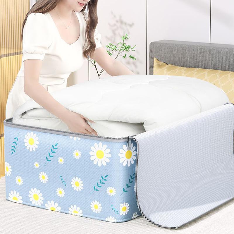 Сумка для хранения одеял, большая вместимость, сумка для хранения одежды, утолщенные складные сумки для переезда с ручками