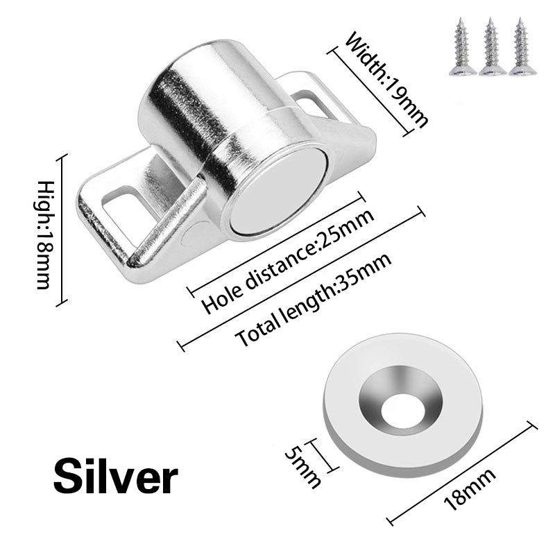 Magnet Cabinet Door Catches Ultra Thin Cupboard Closer Door Stopper Home Furniture Hardware Accessories