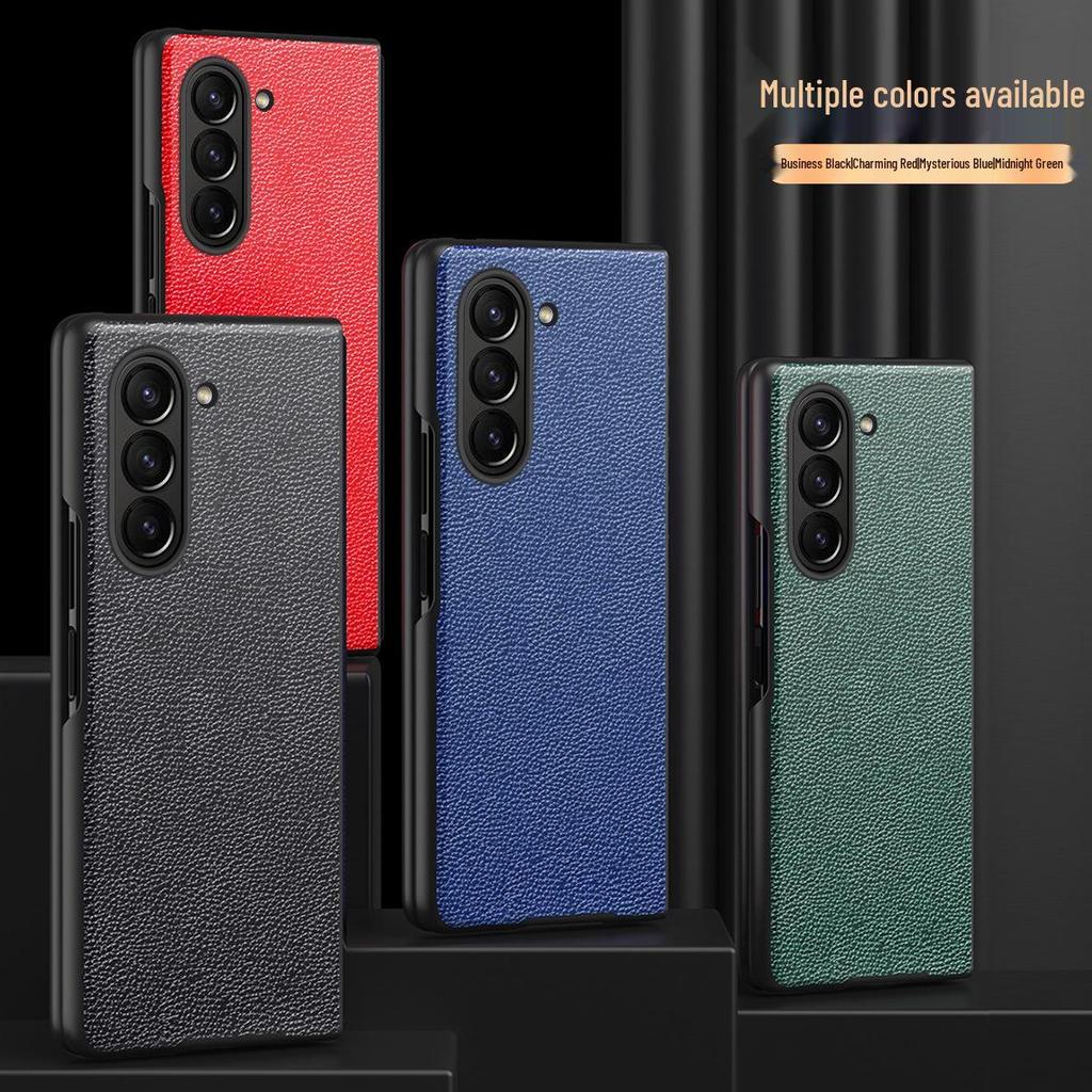 Защитный чехол для телефона Samsung Z Fold7 и Huawei Mate X5 с защитным экраном с перекрестным узором