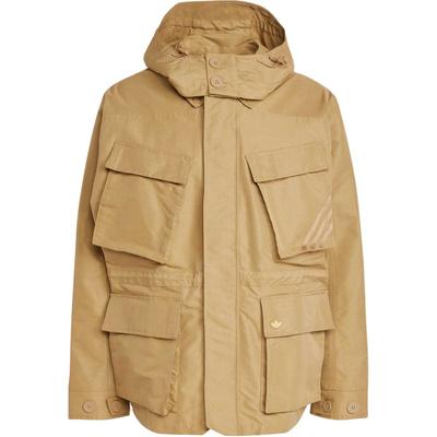 Куртка Originals Premium, однотонная, для активного отдыха, с капюшоном, с несколькими карманами, рабочая куртка для мужчин, картон, желтый IY8123