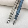 Высококачественная металлическая перьевая ручка F 0.5 мм Перо Плавное письмо Чернильные ручки для Офиса Бизнеса Школьные Принадлежности Подарок для Студентов