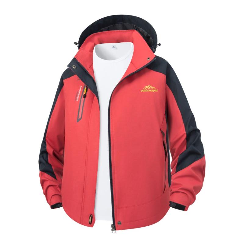 Уличная куртка-хардшелл для пар Однослойная спортивная одежда для мужчин и женщин Тонкая ветрозащитная и водонепроницаемая Демисезонная длинная куртка