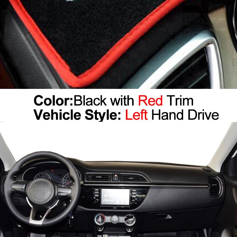 Чехол на приборную панель автомобиля для Kia Rio X-Line IV KX Cross 2017-автоматический коврик для приборной панели, накидка, солнцезащитный козырек от солнца, приборный коврик