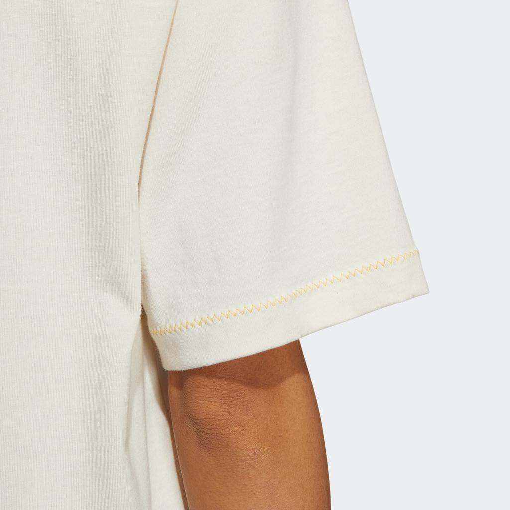 Adidas Neo Keith Haring Cartoon Print Round Neck Sports Short Sleeve T-Shirt Women Tops Off-White HD7252