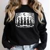 Girls Will Be Girls Witch Sweatshirt Funny Witch Shirts Vintage Halloween Women's Sweatshirt Long Sleeve Witchy Vibes Hoodies