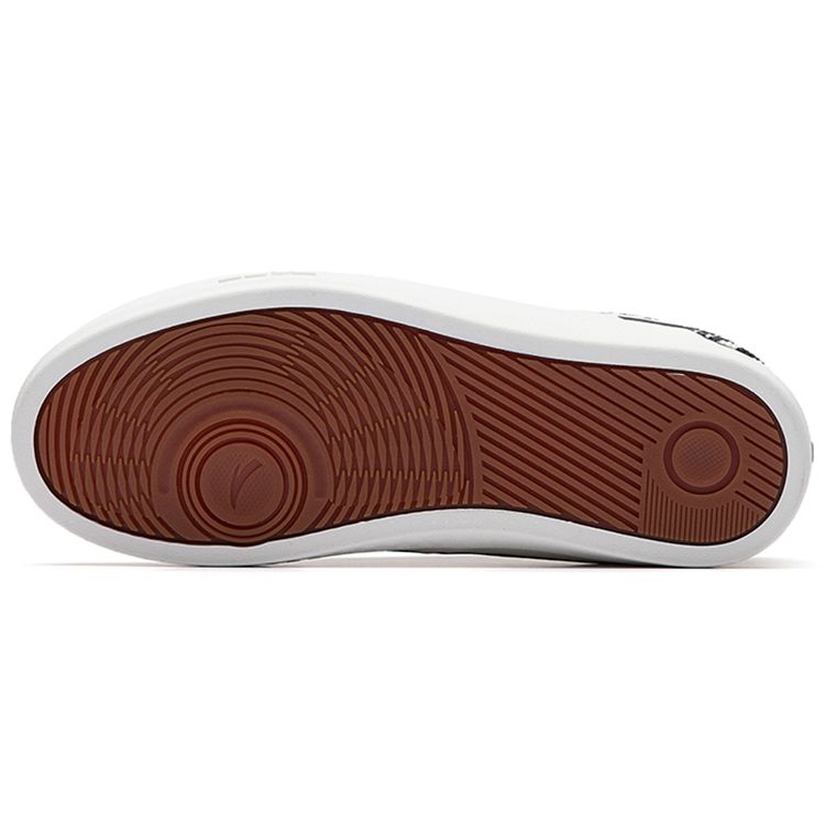 Anta Кроссовки женские с принтом зебры Skateboard, прочные, низкие, черные, белые 122238013-3