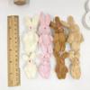 5pcs 4.5cm 6cm 5-color Soft Mini Joint Rabbit Pendant Plush Bunny For Keychain Bouquet Toy Doll DIY Ornaments Gifts
