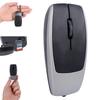 Wireless Dual-Function Mouse with Bluetooth, TF Card Reader, Ultra-Small, Lightweight (25g), Slim, Mobile, 80012001600 DPI, 3-Level Switching, 4
