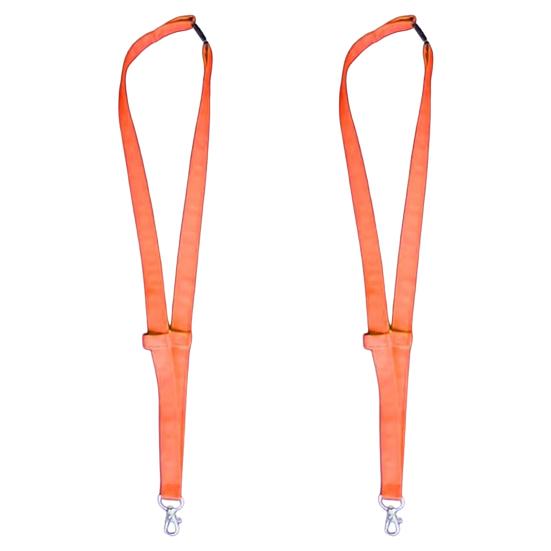 2Pcs Plain Fabric Pen Lanyards with Pen Glasses Holder Anti-Loss Student ID Badge Lanyard Practical Work Lanyard for Doctors Nurses Teachers