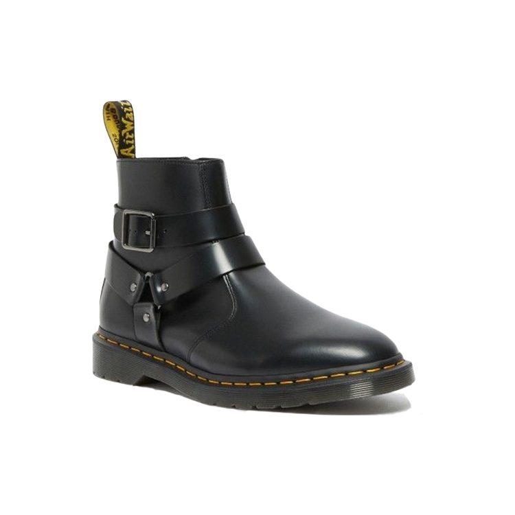 Доктор. Ботинки Челси с кожаной шлейкой Dr. Martens Jaimes 'Черный' 27484001