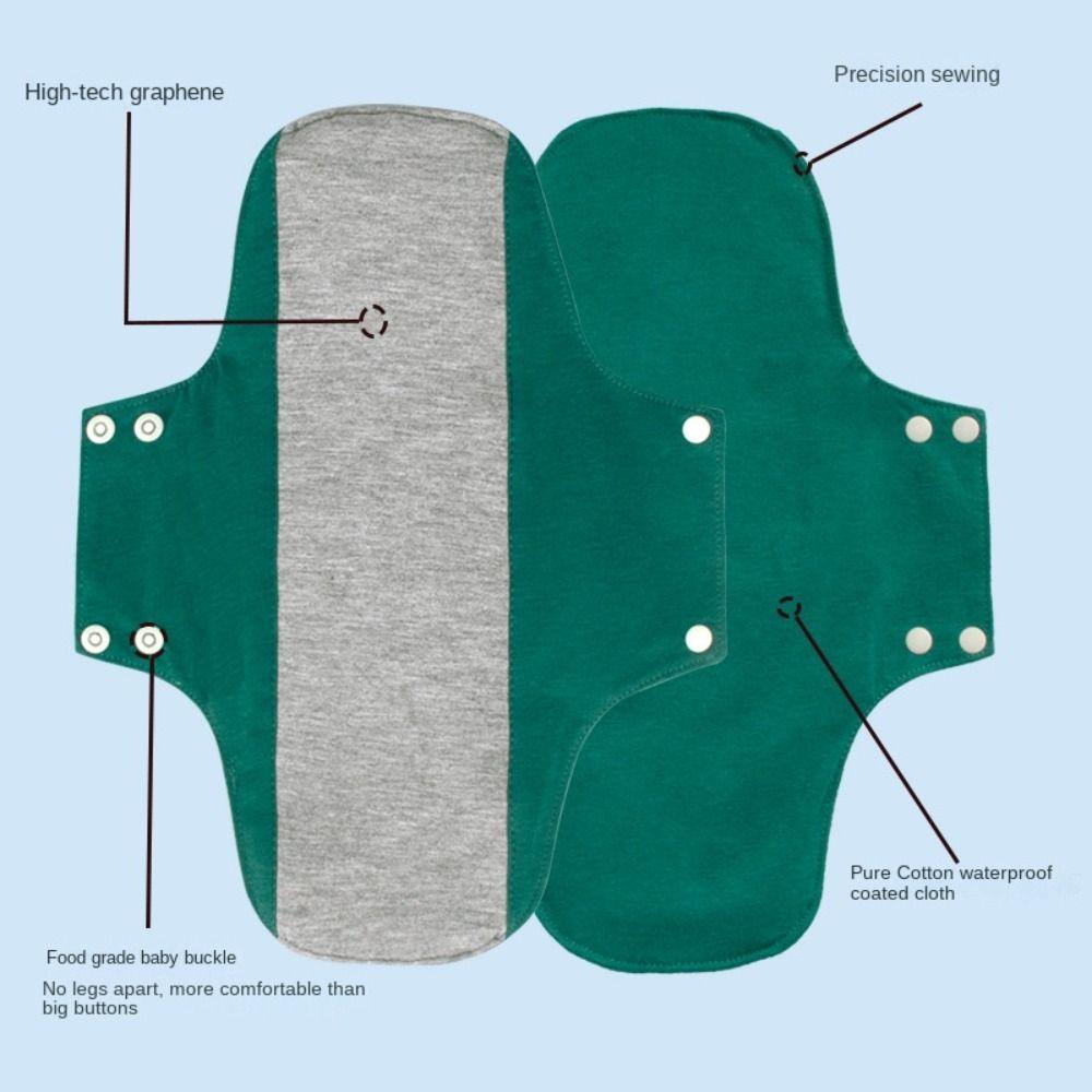 Многоразовые ежемесячные впитывающие менструальные экологические тканевые прокладки, гигиенические салфетки, моющиеся трусики