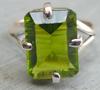 Peridot Statement Ring, Women Ring, 925 Solid Sterling Silver, Gemstone Ring, Green Stone Ring, Handmade Jewelry