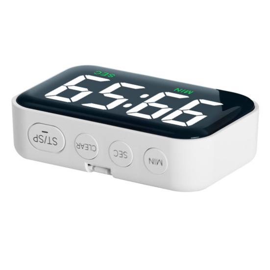 Кухонный таймер, цифровой светодиодный дисплей, 2 яркости, 3 объема, магнитный таймер обратного отсчета на 100 минут для приготовления пищи в классе