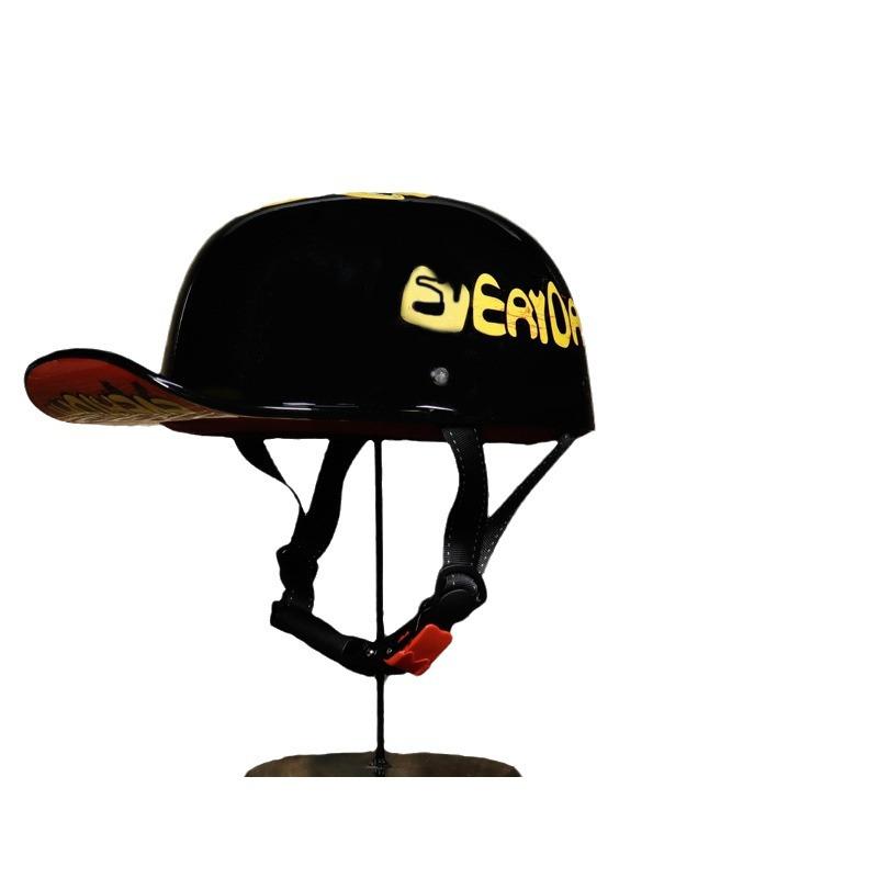 Винтажная гангстерская бейсболка-шлем, шлем для электромобиля, полушлем, шлем-скутер, шлем-кепка