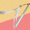 New detachable feather replacement head, cat teaser stick, pet supplies, telescopic pole with bell, interactive cat toy