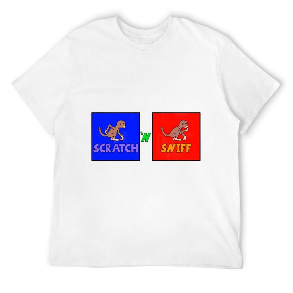 Scratch 'N Sniff T-Shirt blanks boys animal print vintage graphic tee graphic tee shirt mens graphic t-shirts hip hop