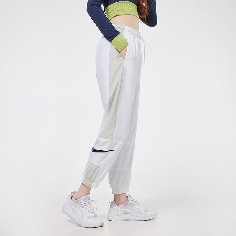 Nike Спортивные штаны женские Statement, тканые, белые DC0041-100